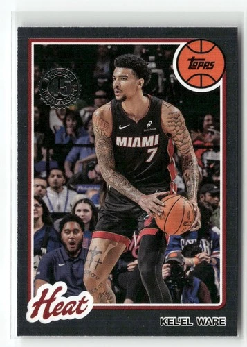 2025-26 Topps #80BK-27 Kel'el Ware 1980-81 Topps Basketball
