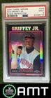 Ken Griffey Jr. PSA 9 2005 Topps Chrome 7/225 Black Refractor Reds 9710