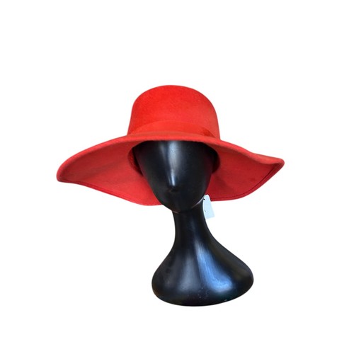 Vintage 1960s Bloomingdales NWT Glenover Henry Pollak Red-Orange Floppy Hat - Picture 4 of 7
