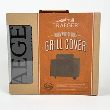 Genuine Traeger Ironwood 885 Full Length Grill Cover BAC513 Gray NIB