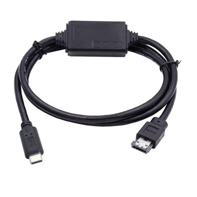 Kabel für USBC TypC zur Stromversorgung über eSATA DC5V USB2.0 zu HDD SSD ODD...