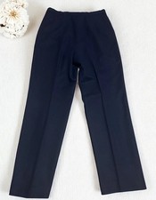 Vintage 50s Pendleton Wool Pants Womens Size 10 Navy Blue Pleats Warm Work Fall
