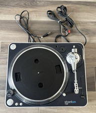 Stanton T.50 Belt Drive DJ Manual Turntable w/ Stanton Stylus Dust Cover