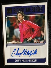 Cheryl Miller 2019 Panini Donruss WNBA Signature Series #SS-CML Press Proof /99