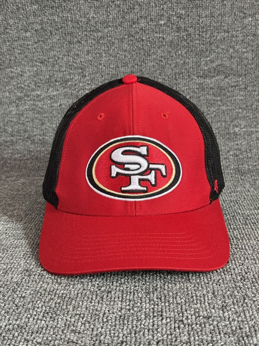 47 Brand 49ers Trucker Snapback Red Black One Size NFL Hat
