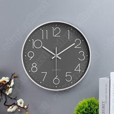 30cm Lautlos Wanduhr Ohne Tickgeräusche Bür...