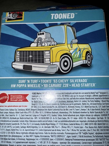 Hot Wheels HW Tooned 5 pack Silverado, Other Cars In Description - Picture 5 of 5