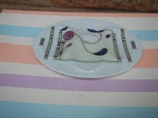 VINTAGE DECO STLYE MELAMINE SPOONREST 