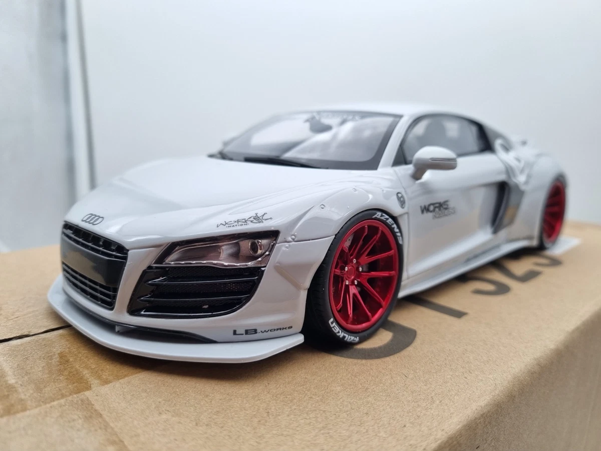 Audi R8 4S RWS TBC (2018) Blanc / Rouge - GT247 - 1/18 - GT Spirit
