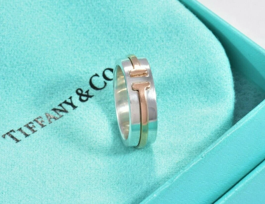 Tiffany t square ring in sterling silver Clearance