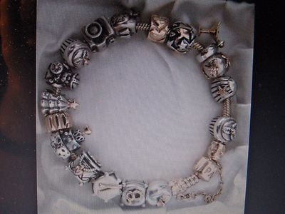 Perles Signées Crazy Charms Pour Bracelets - Argent Massif 925 - Occasion état Neuf