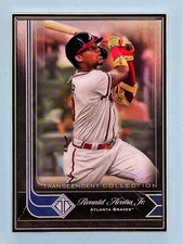 2021 Topps Transcendent Collection Icons Ronald Acuna Jr #16 SILVER FRAMED /95