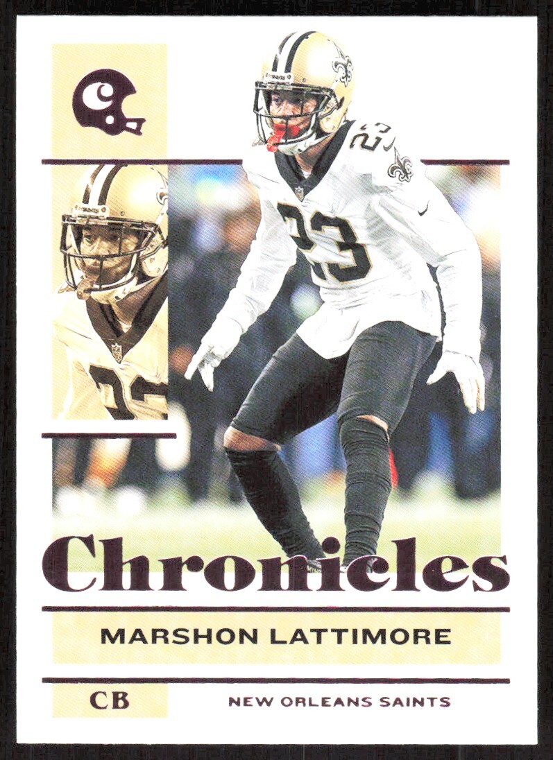 2021 10904C PANINI CHRONICLES PINK Marshon Lattimore New Orleans Saints #61
