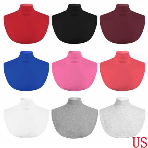 Unisex False Mock Collar Neckline 