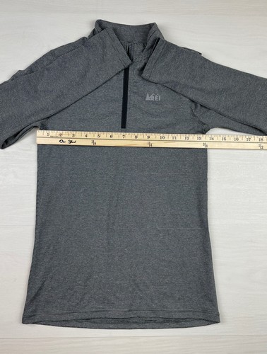 REI Kids Medium 1/4 Zip Long Sleeve Thermal Shirt - Picture 4 of 7