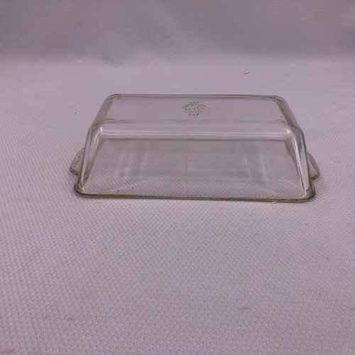 Vintage Pyrex Clear Glass Loaf Pan w/ Handles #212 Heavy 8.5" x 5" x 2.5" - Picture 9 of 12