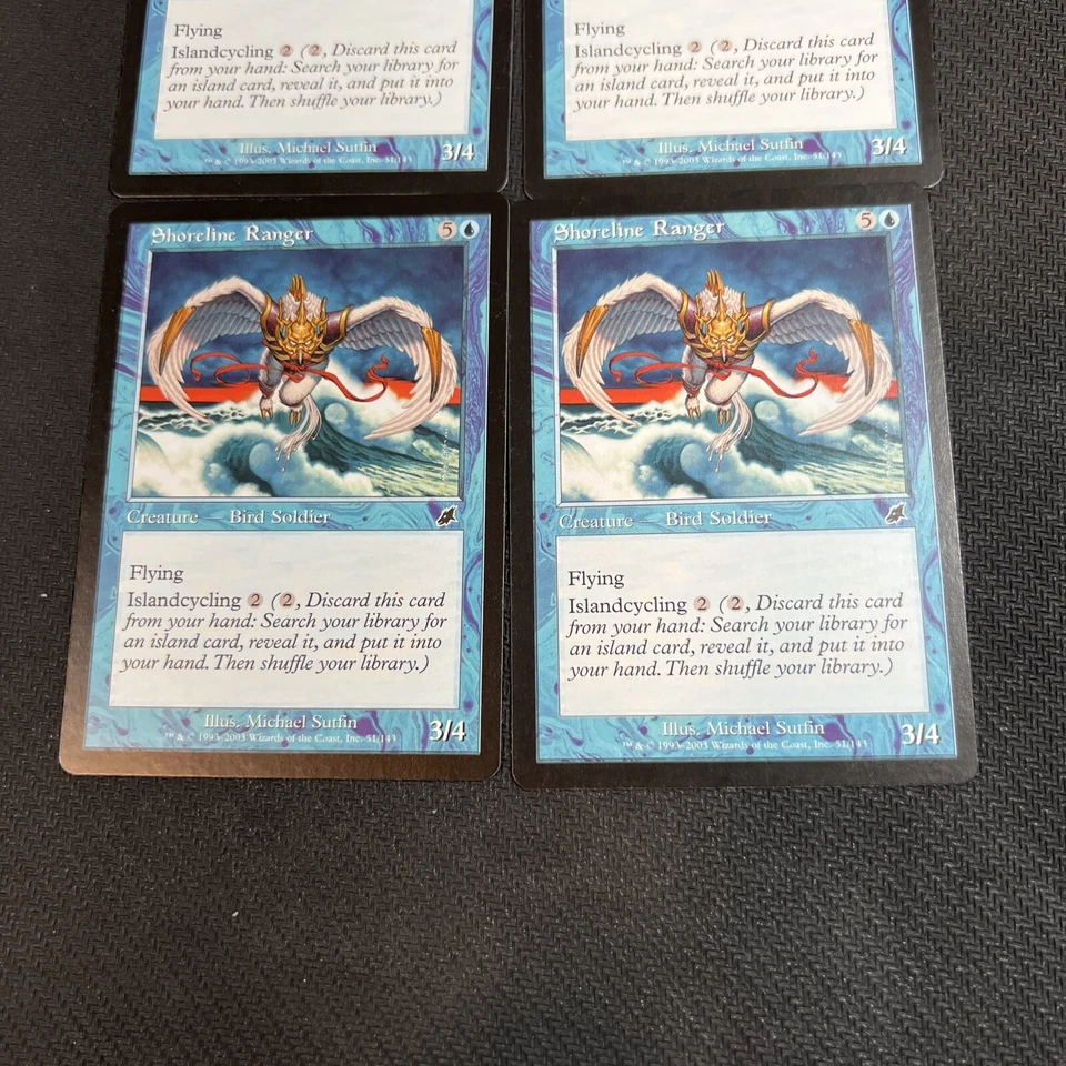 Shoreline Ranger Magic The Gathering Mtg Scourge Playset Card 4 NM - Image 3 of 4