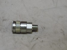 DIXON DC7 3/8" Body Size x 1/4" MPT Quick-Connect Steel Coupler, Male Thread