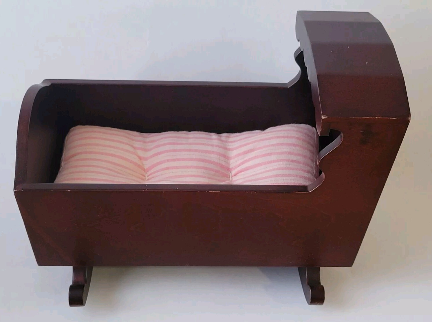 American Girl Doll Felicity Little Baby Sister Polly's Wooden Cradle