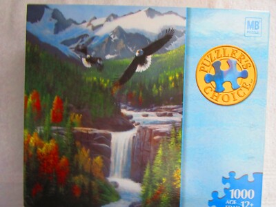 Hasbro Puzzler's Choice Eagles , 1000-Piece Puzzle-Age 12+  FACTORY SEALED