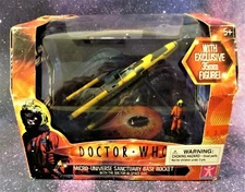Character Options Ltd. Dr. Who Micro-Universe Sanctuary Base 6 Rocket & Figurine