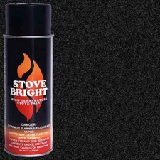 Stove Bright High Temp Paint - Metallic Black - 8109