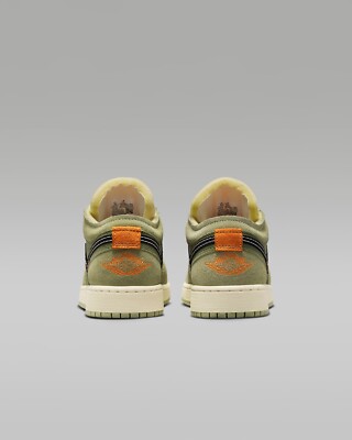 靴 Nike GS Air Jordan 1 Low SE Craft Olive Jordan 1 Low SE Craft Light Olive Men's - FD6819-300 - US