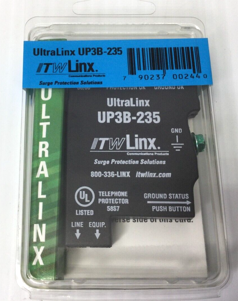 ULTRALINX ITW UP3B-235 800-336-LINX SURGE PROTECTION SOLUTIONS LOT OF ...
