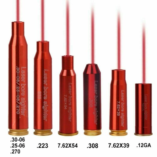 Red Laser boresight CAL 7MM/8MM/9MM/223/308/762 Cartridge bore sighter US Seller - Picture 10 of 45