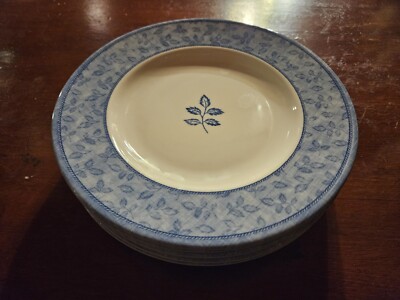 4x Johnson Brothers Tesco 'Olivia' Pattern Dinner Plates UK