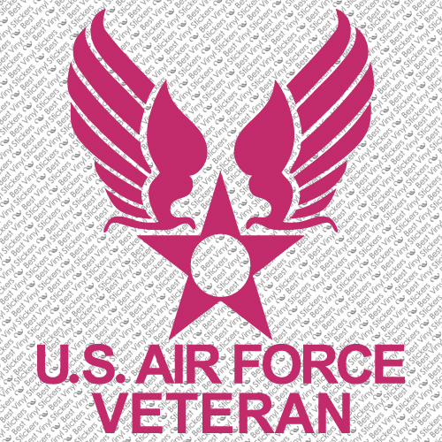 US AIR FORCE VETERAN USAF EMBLEM ARMY MILITARY VINYL DECAL STICKER (USAF-06) - Picture 9 of 14