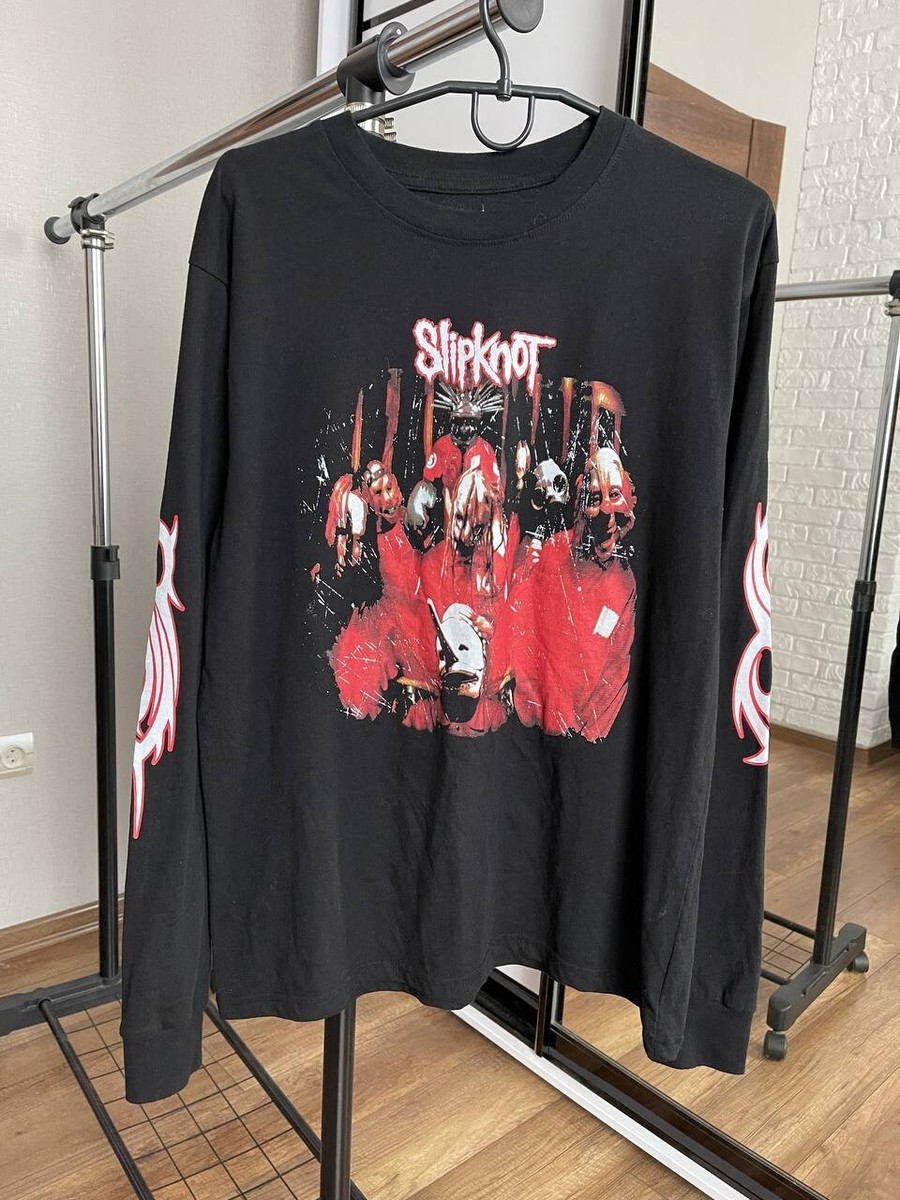 Slipknot Rock Band Vintage Long Sleeve T-Shirt Tee Big Logo Slipknot Rock Band Vintage Long Sleeve T-Shirt Tee Big Logo