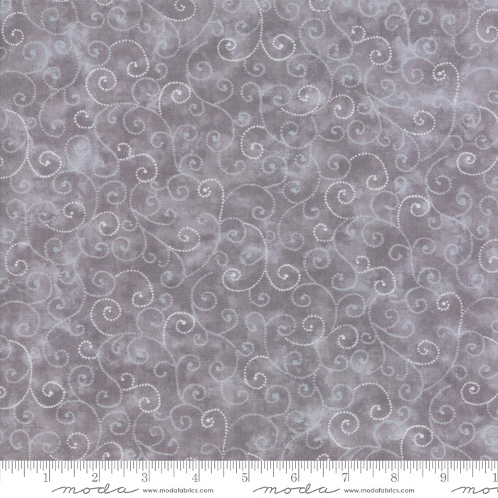 MODA  FABRICS WITH MARBLES SWRIL #9908 82 "GRAY"BY THE  YARD - Image 2 of 2