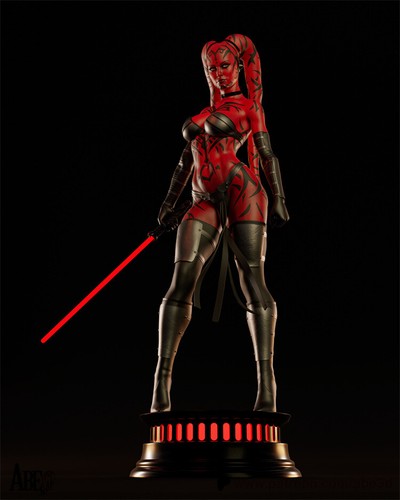 Darth Talon 1/4 3D Printing Model Kit Unpainted Unassembled GK 50CM - Picture 6 of 10