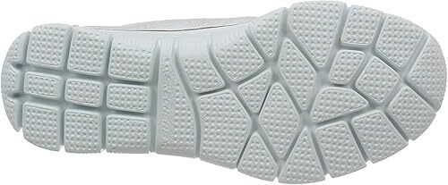 SKECHERS WOMEN'S EMPIRE TAKE CHARGE FASHION SNEAKERS sz 6.5 WHITE SILVER 12407 - Picture 4 of 10