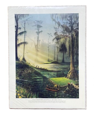 Loyal H. Chapman Golf Series No. 12 Okefenokee Municipal G.C. Lithograph Print