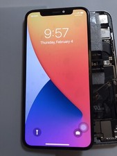Genuine OEM Black iPhone X OLED Screen Replacement Good Condition A