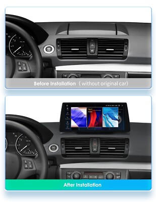 8Core Android 14 Stereo GPS 10.25'' For BMW 1Series E82 E81 E87 E88 CarPlay Radio