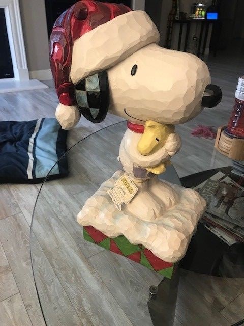 Jim Shore Christmas Traditions Snoopy Woodstock Large Santa Jim Shore Christmas Traditions Snoopy Woodstock Large Santa