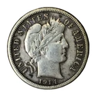 1914 10C Barber Dime XF Details #