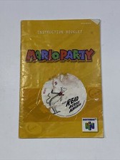 Mario Party Nintendo 64 N64 Instruction Booklet Manual Only 