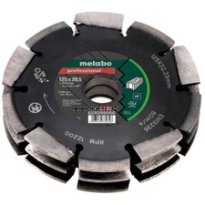 Image of Metabo 628299000 3 Row Pro UP Universal Wall Chaser Blade 125 x 28.5 x 22.23mm