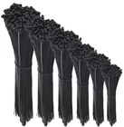 BLACK CABLE TIES / ZIP WRAPS LONG SHORT Thick Thin Narrow Small Fastener QUALITY