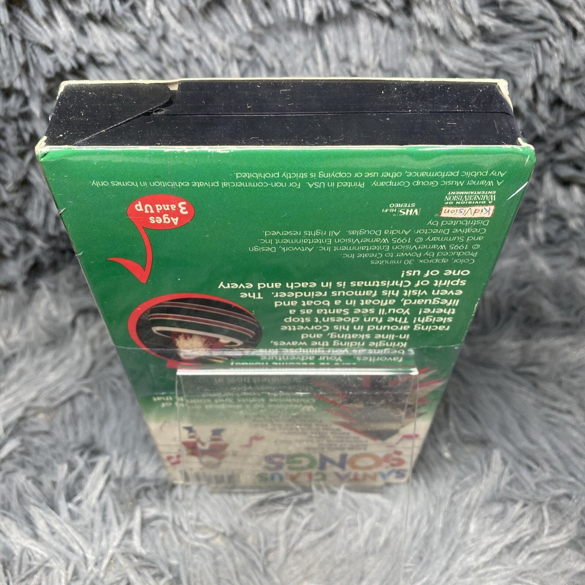 Santa Claus Songs VHS Tape 1995 7 Great Holiday Songs Sights