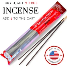 30 Jumbo Incense Sticks 19 Inch Long Wholesale Hand Dipped 19'' Incense Sticks