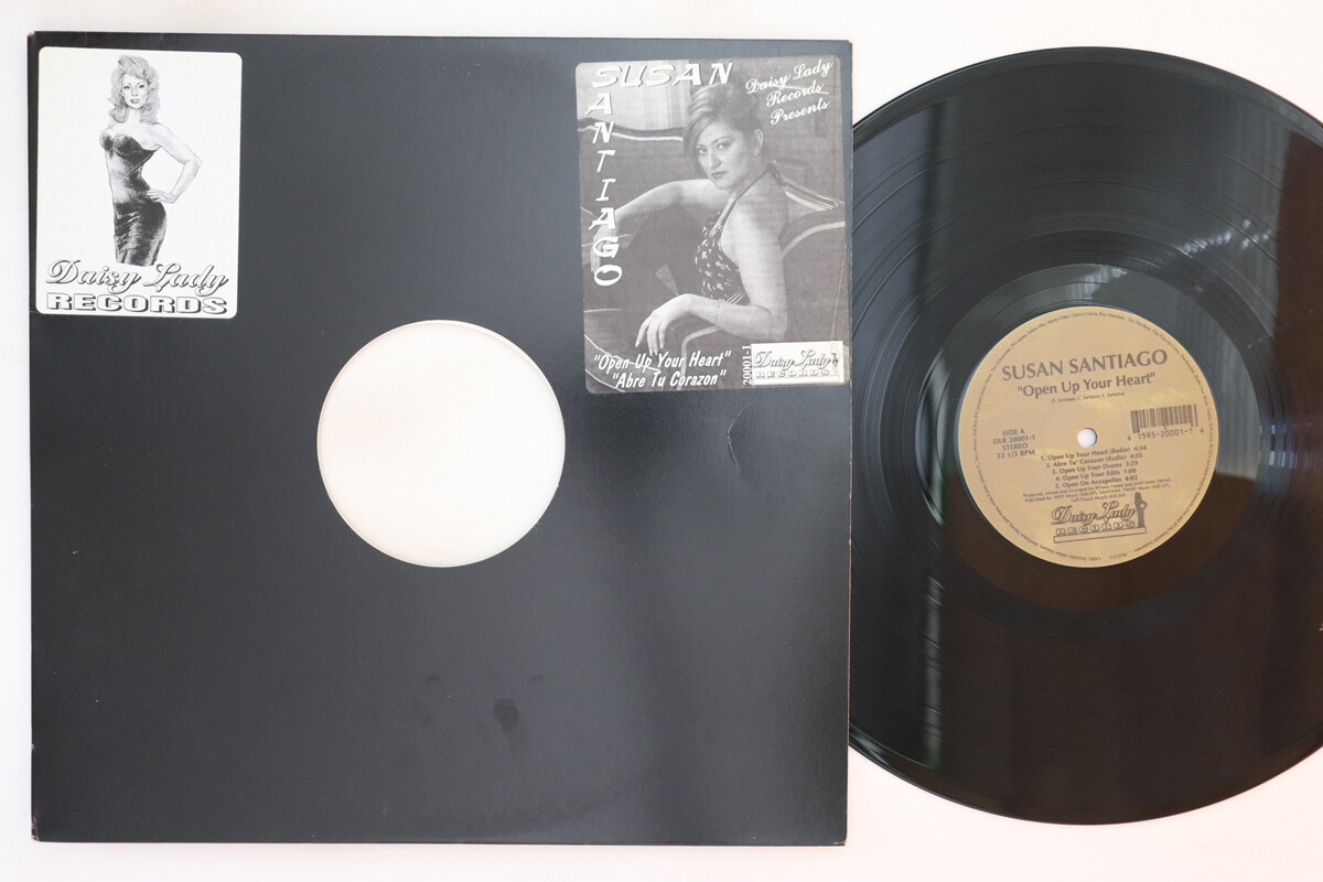 12” Susan Santiago Open Up Your Heart DLR200011 DAISY LADY US Vinyl /00250 12