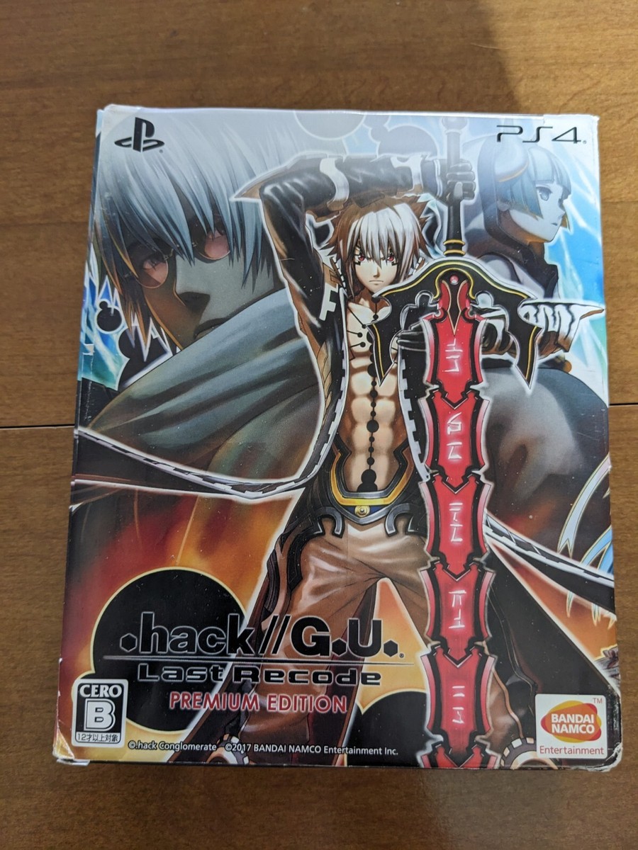 hack G.U. Last Recode PREMIUM EDITION Japanese Ver. PS4 CD