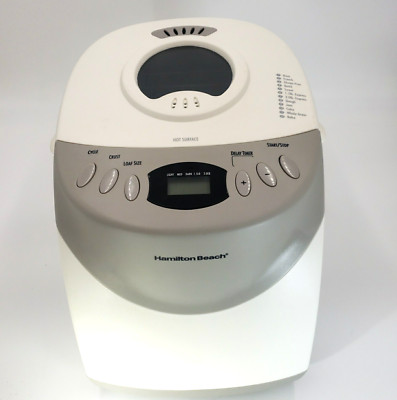 Hamilton Beach 29881 Bread Maker Machine 12 Settings 2lb Loaf Tested Working 