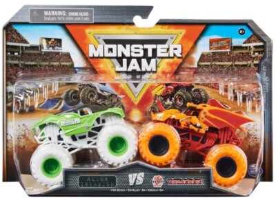 ALIEN INVASION vs DRAGONOID - Auto Monster Jam Trucks Cars Die