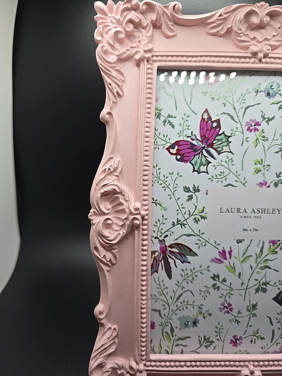 5x7 Laura Ashley Pink Picture Frame Rococo Ornate Shabby Chic